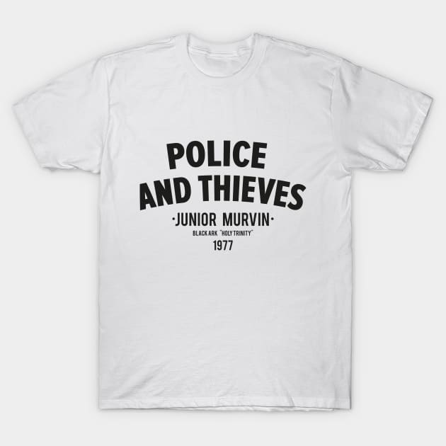 Police and Thieves: A Timeless Reggae Anthem T-Shirt by Boogosh